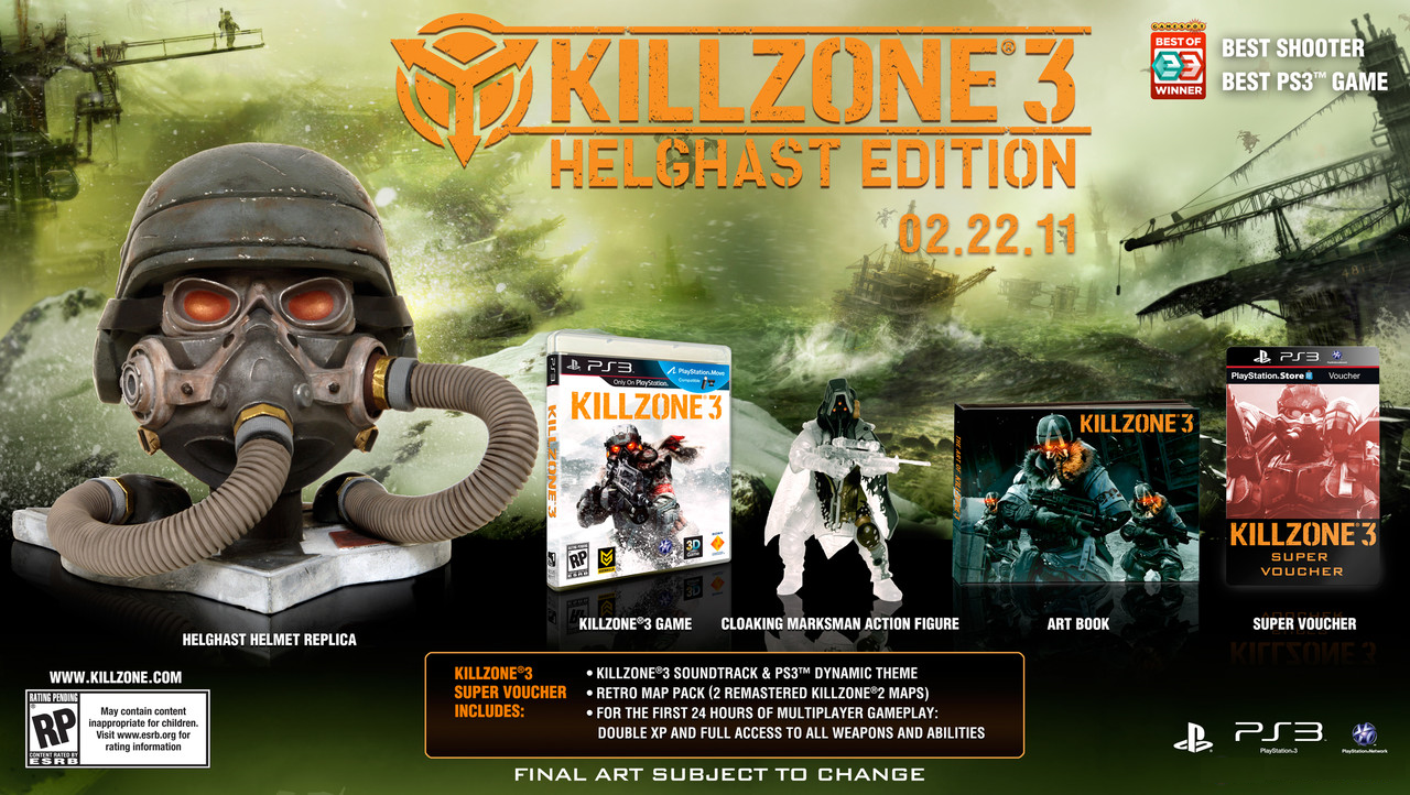 Killzone 3 aura une Helghast Edition