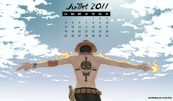 Le wallpaper calendrier de juillet 2011