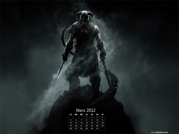 Le wallpaper calendrier de mars 2012