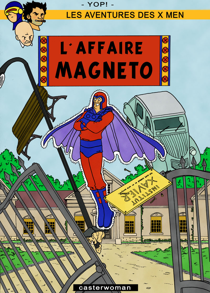 Si Hergé avait dessiné les X-Men…