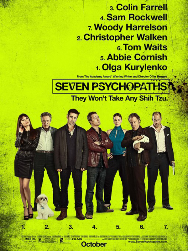 7 Psychopathes de Martin McDonagh