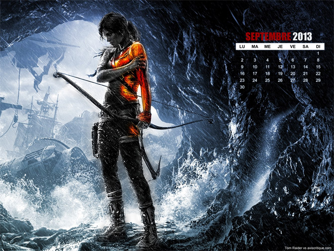 Le wallpaper calendrier de septembre 2013