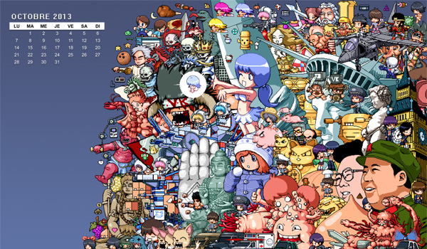 Le wallpaper calendrier d’octobre 2013