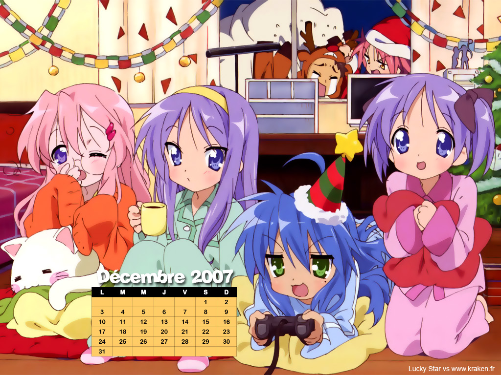 Le wallpaper calendrier de décembre 2007