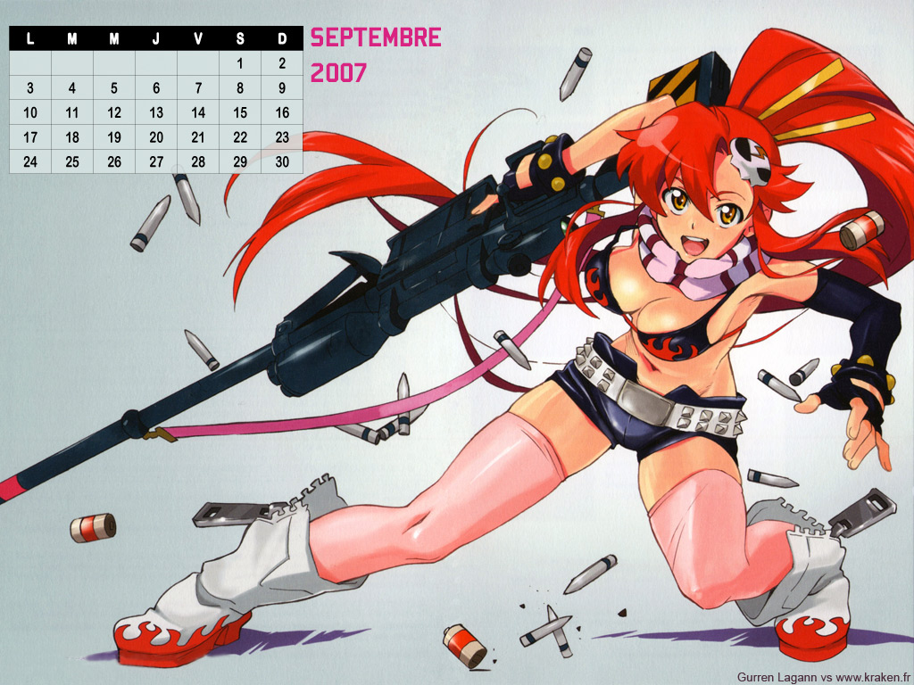 Le wallpaper calendrier de septembre 2007
