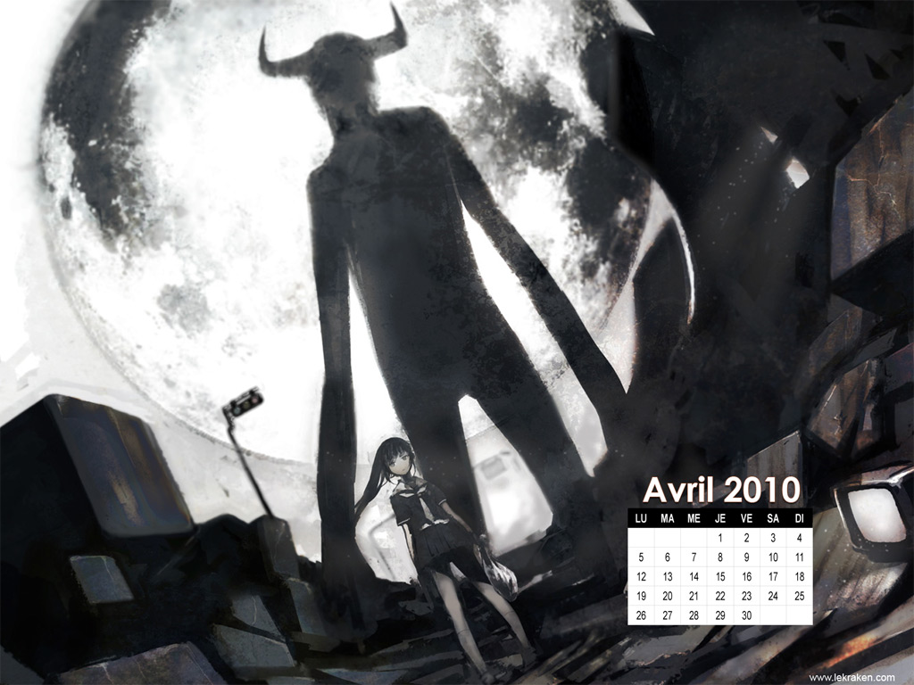 Le wallpaper calendrier avril 2010