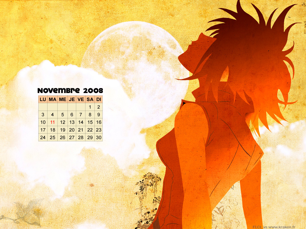 Le wallpaper calendrier de novembre 2008