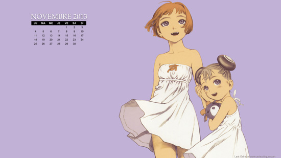 Le wallpaper calendrier de novembre 2013