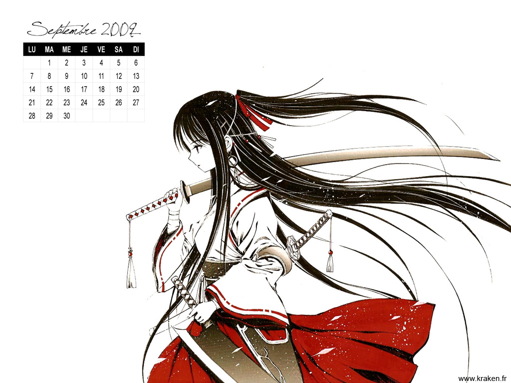 Le wallpaper calendrier septembre 2009