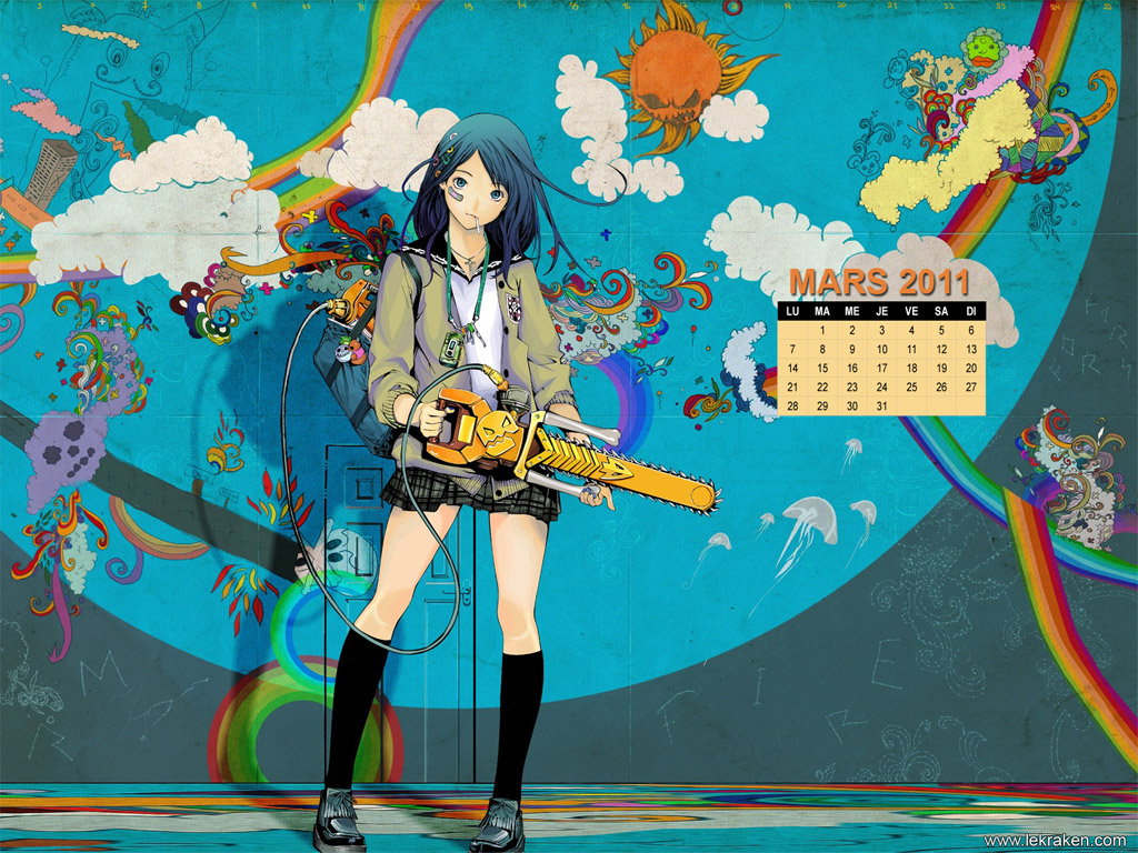 Le wallpaper calendrier de mars 2011
