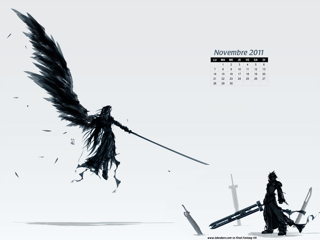 Le wallpaper calendrier de novembre 2011