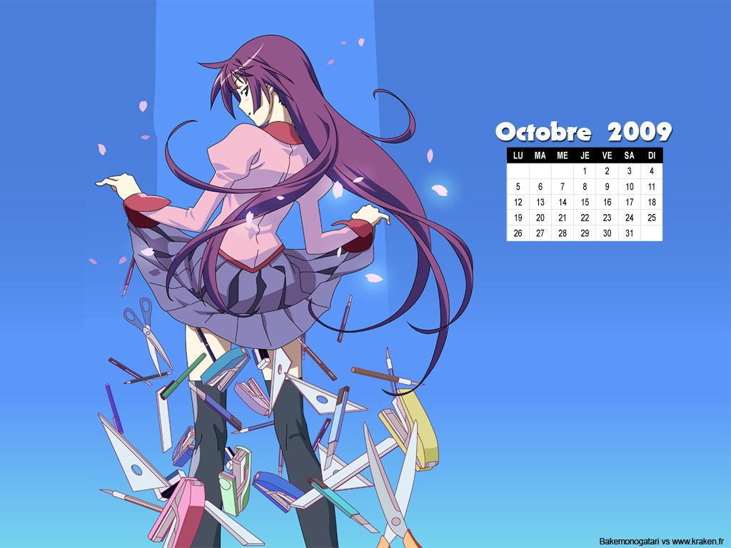 Le wallpaper calendrier octobre 2009