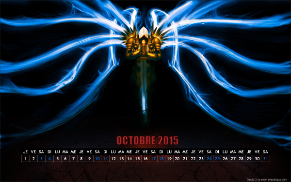 Le wallpaper calendrier d’octobre 2015