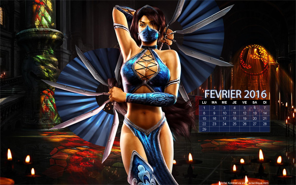 Le wallpaper calendrier de février 2016