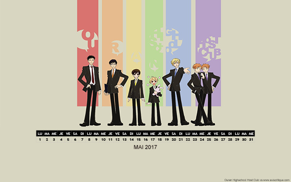 Le wallpaper calendrier de mai 2017