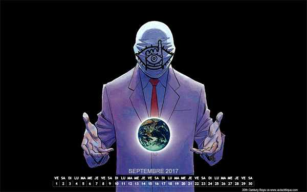 Le wallpaper calendrier de septembre 2017