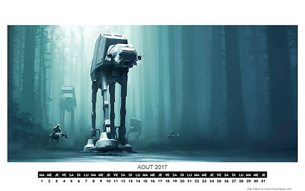 Le wallpaper calendrier d’août 2017